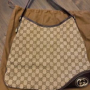Gucci Canvas Hobo-small